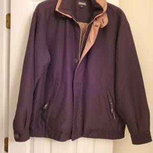 Ashworth black quilted-lined golf jacket